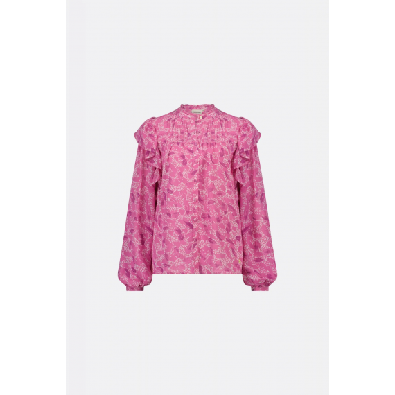 Bibi Long Sleeve Blouse | Pink Bisous