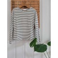 Lisa LS | Stripe Black/White