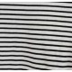 Lisa Singlet | Black/White Stripes