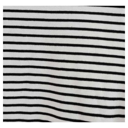 Lisa Singlet | Black/White Stripes