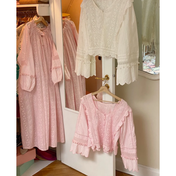 Miramar Cotton Top | Pastel Pink | M/L