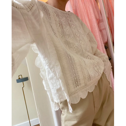 Miramar Cotton Top | Off-White | S/M