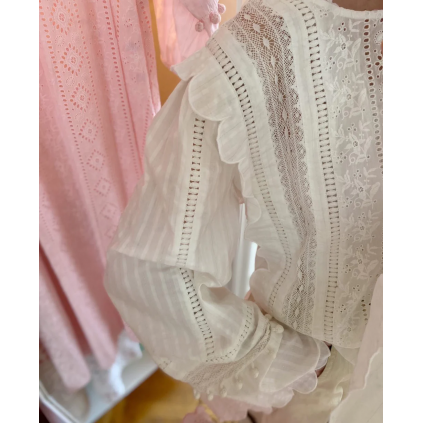 Miramar Cotton Top | Off-White | S/M