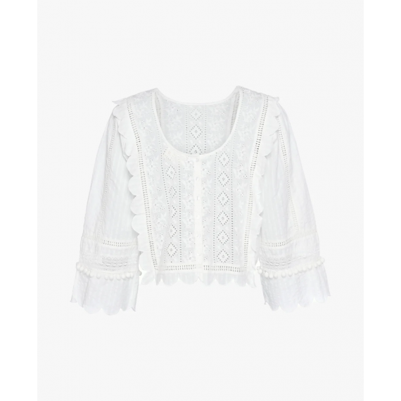 Miramar Cotton Top | Off-White | S/M