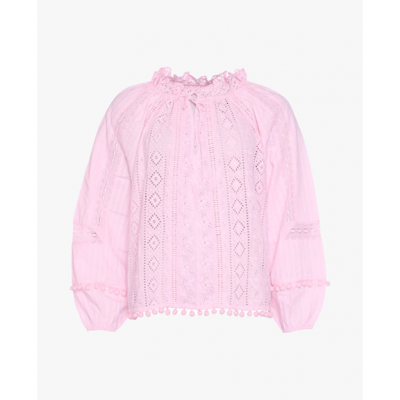 Bertha Cotton Top | Pastel Pink
