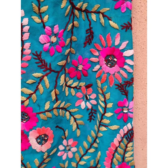 Asta Phulkari Pants | E52 | M/L