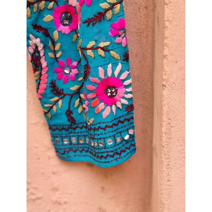 Asta Phulkari Pants | E52 | M/L