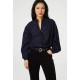 Flower Studded Belt | Black/Blueberry