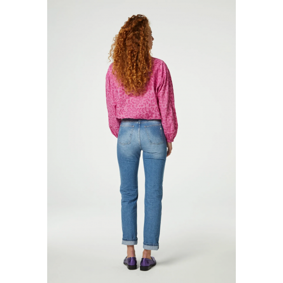 Belle Blouse | Bubble Gum Pink