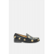 Luna Loafer | Black/Gold