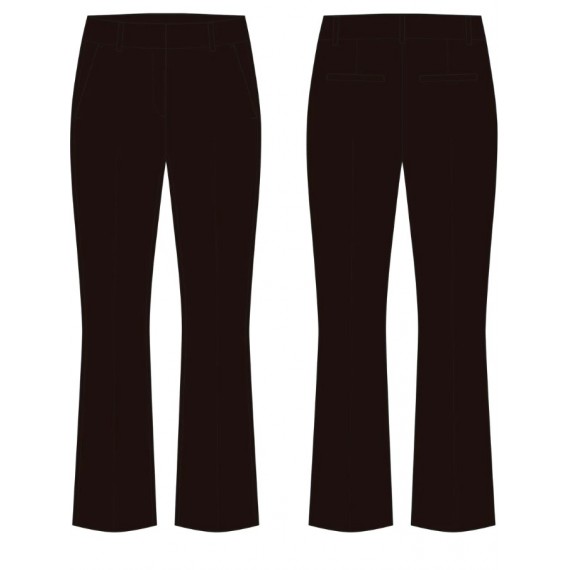 Clara Ankle | Dark Brown Melange