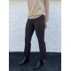 Clara Ankle | Dark Brown Melange