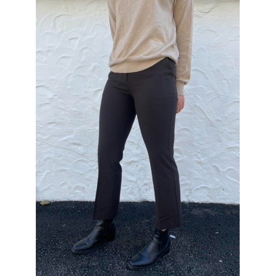 Clara Ankle | Dark Brown Melange
