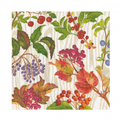 Servietter Lunch | Berry Botanical Taupe
