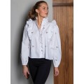Maya Blouse | White Broderie