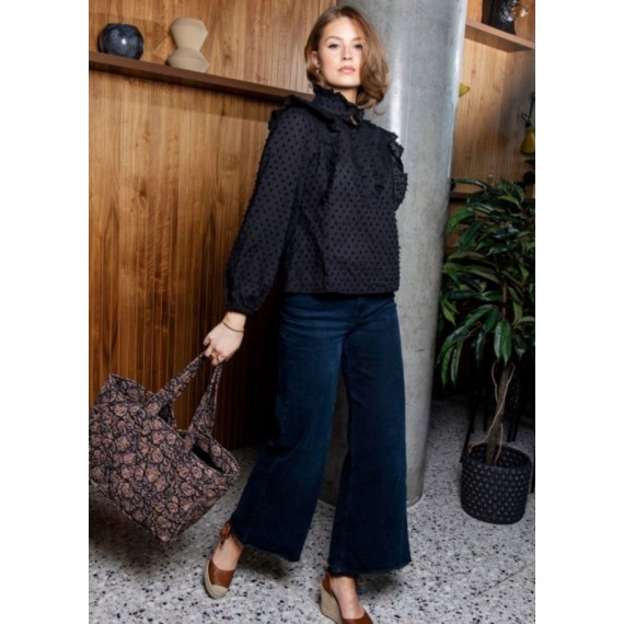 Maya Blouse | Day Black
