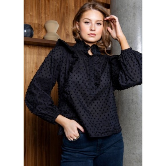 Maya Blouse | Day Black