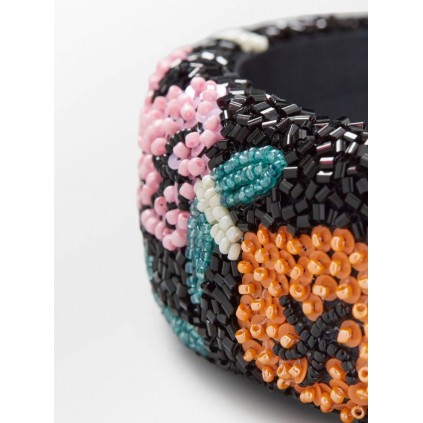 Rosie Beaded Hairbrace | Lavender Lustre