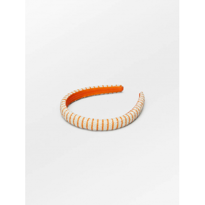 Elmly Beaded Hairbrace | Orange Pepper