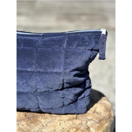 Toalettmappe Velour | Indigo