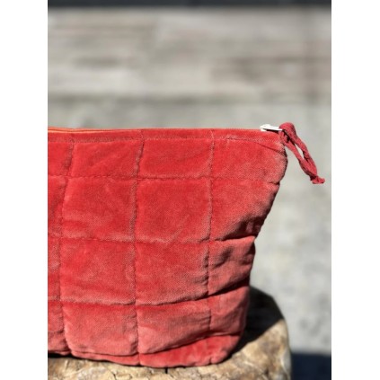 Toalettmappe Velour | Red