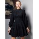 Jeanne Dress | Oil Black