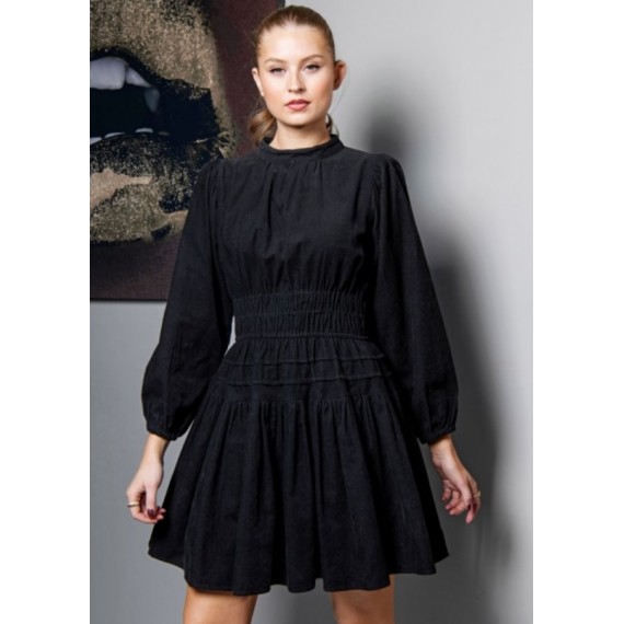 Jeanne Dress | Oil Black