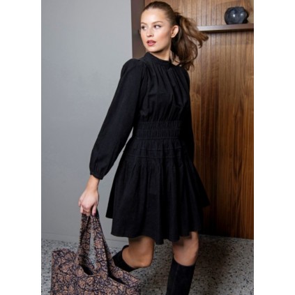 Jeanne Dress | Oil Black