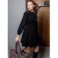 Jeanne Dress | Oil Black