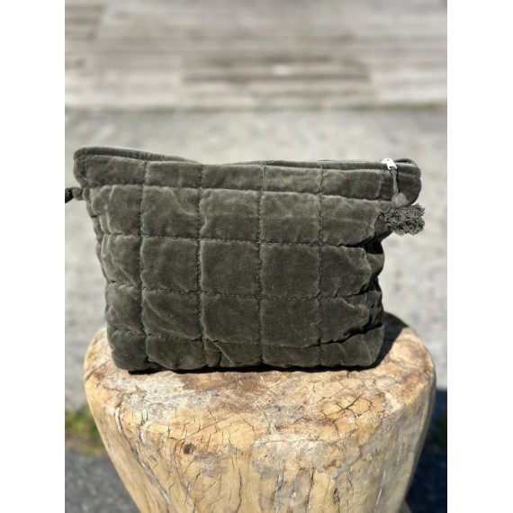 Toalettmappe Velour | Military