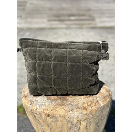 Toalettmappe Velour | Military