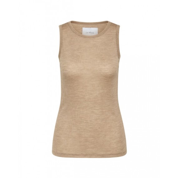 Marie Singlet | Light Sand Melange