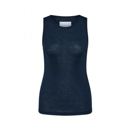 Marie Singlet | Navy Melange