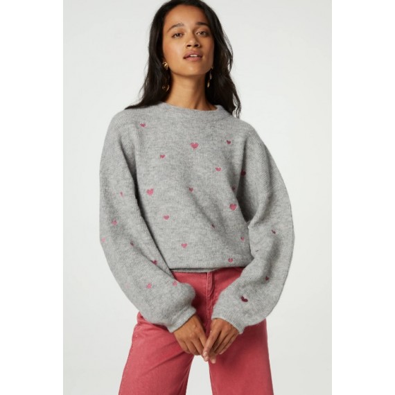 Lidia Pullover | Grey Melange