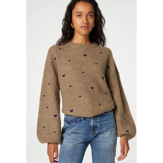 Lidia Pullover | Toffee Melange