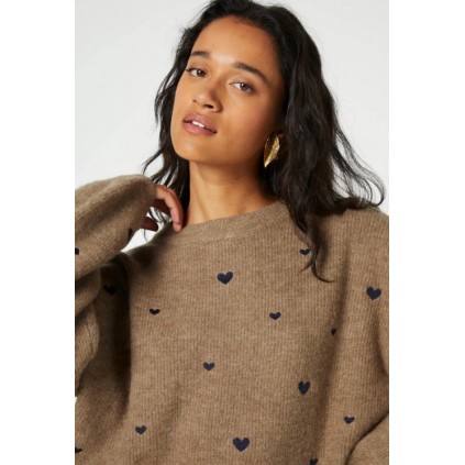 Lidia Pullover | Toffee Melange