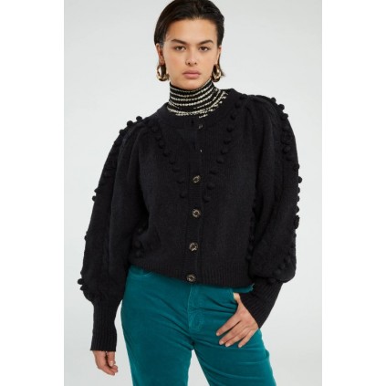 Pop Cardigan | Black