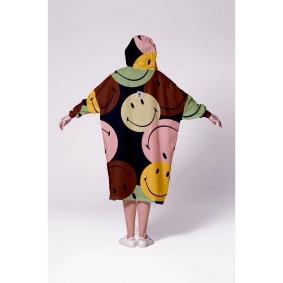 Rain Poncho | Retro Smiley