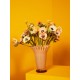 Vase Lori | Yellow/Bordeaux