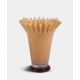 Vase Lori | Yellow/Bordeaux