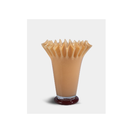 Vase Lori | Yellow/Bordeaux