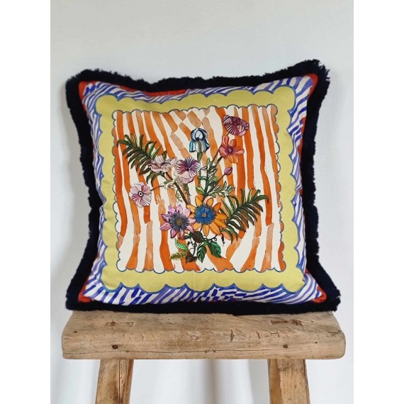 Putetrekk | Eva gul 50x50 u/fyll