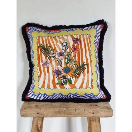 Putetrekk | Eva gul 50x50 u/fyll