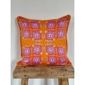 Putetrekk | Julia orange 50x50 u/fyll