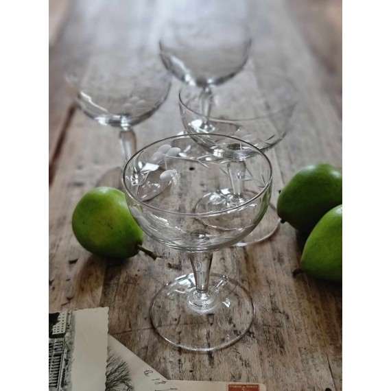 Vintage glass fra Paris 2 stk | 2