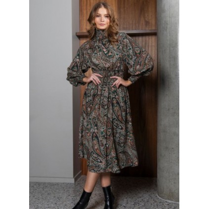 Alicia Dress | Autumn Green