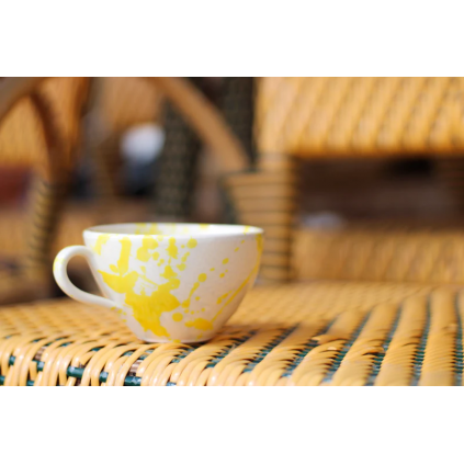 Splash Coffee Cup | Yellow Splash