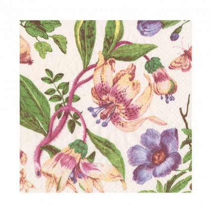 Servietter Lunch | Porcelain Blooms Ivory