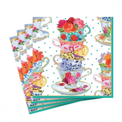 Servietter Lunch | Tea Cups