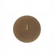 Timber Candle D8x7,5cm | Taupe